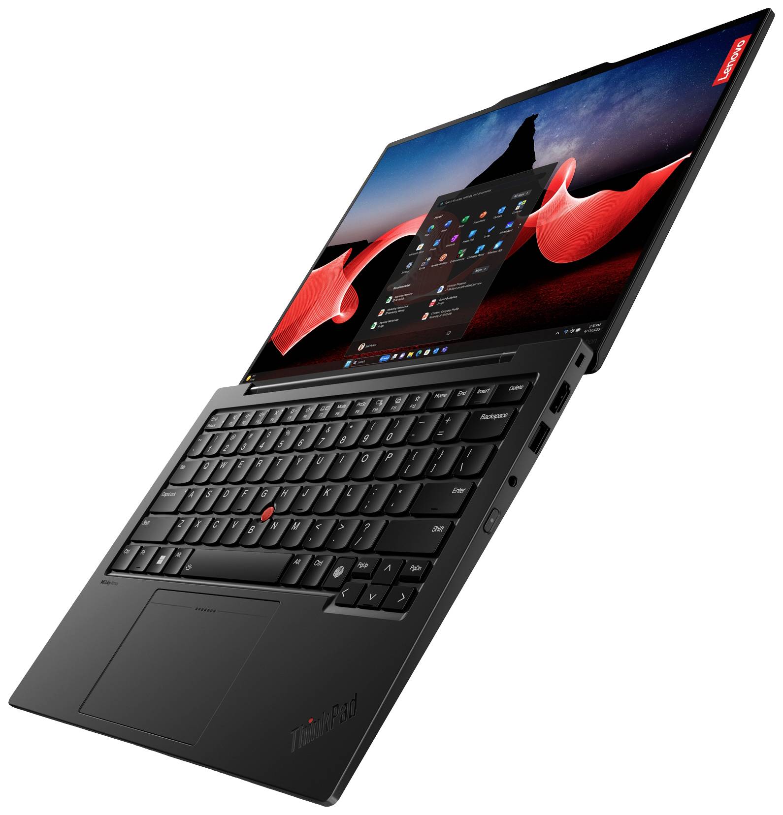 Lenovo Notebook ThinkPad X1 Carbon 35.6cm (14 Zoll) WUXGA Intel® Core™ Ultra 5 125U 32GB RAM 1TB SSD Deutsch, QWERTZ Intel HD