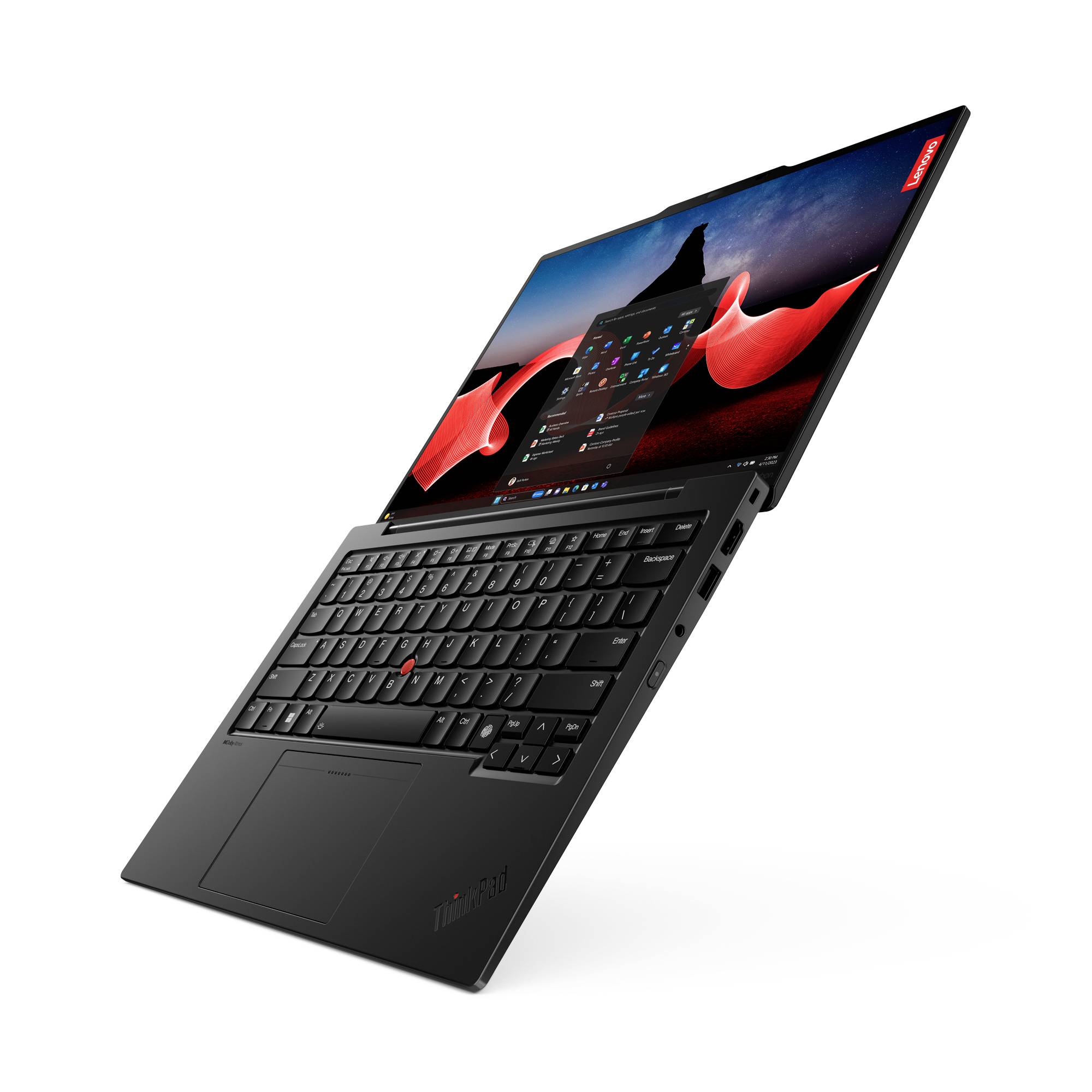 Lenovo Notebook ThinkPad X1 Carbon 35.6cm (14 Zoll) WUXGA Intel® Core™ Ultra 5 125U 32GB RAM 1TB SSD Deutsch, QWERTZ Intel HD