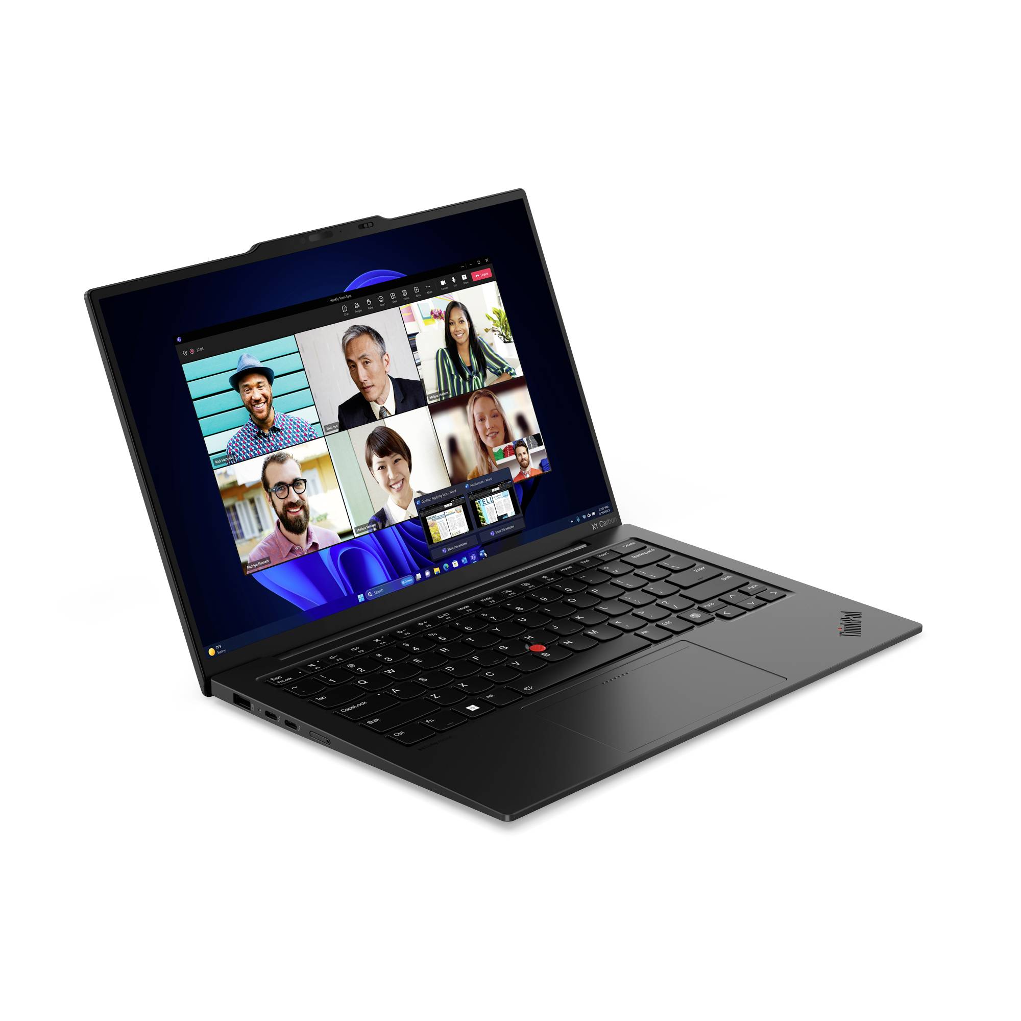 Lenovo Notebook ThinkPad X1 Carbon 35.6cm (14 Zoll) WUXGA Intel® Core™ Ultra 5 125U 32GB RAM 1TB SSD Deutsch, QWERTZ Intel HD