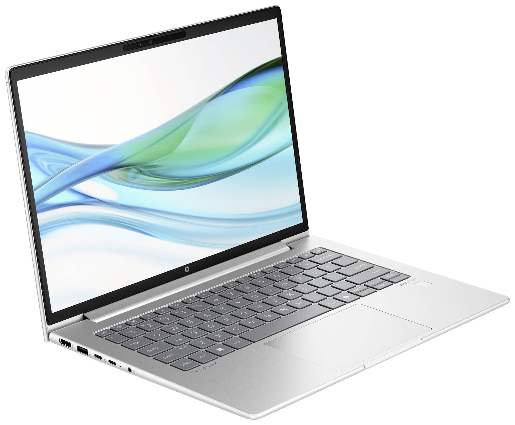 HP Notebook 35.6 cm (14 Zoll) Full-HD+ AMD Ryzen 5 7535U 8 GB RAM 256 GB SSD Deutsch, QWERTZ Radeon 660M Silber 9C0B6EA#ABD