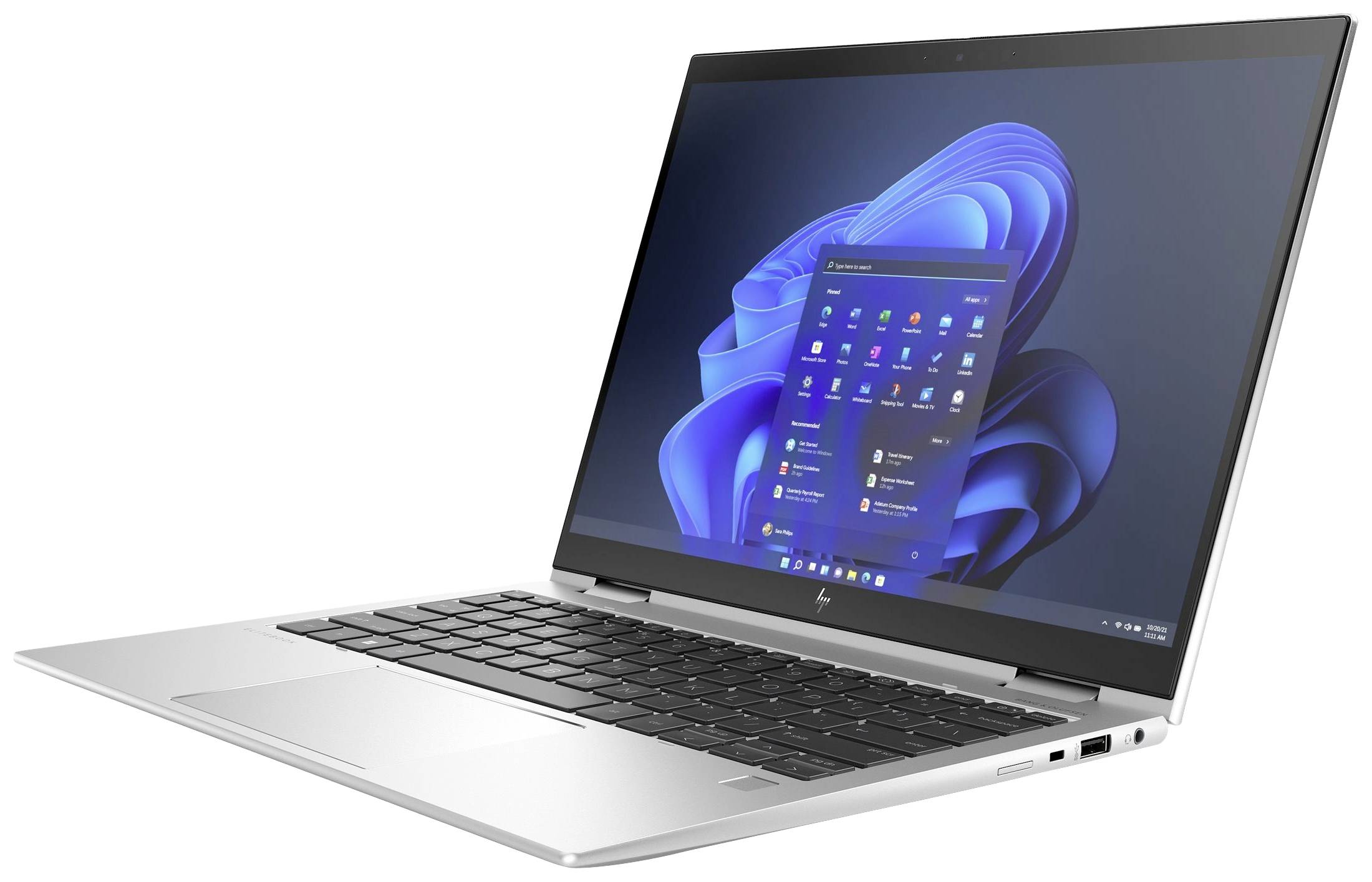 HP Notebook 33.8 cm (13.3 Zoll) Full-HD+ Intel® Core™ Ultra 5 125U 16 GB RAM 512 GB SSD Deutsch, QWERTZ Intel Graphics Silber A26Q5EA#ABD