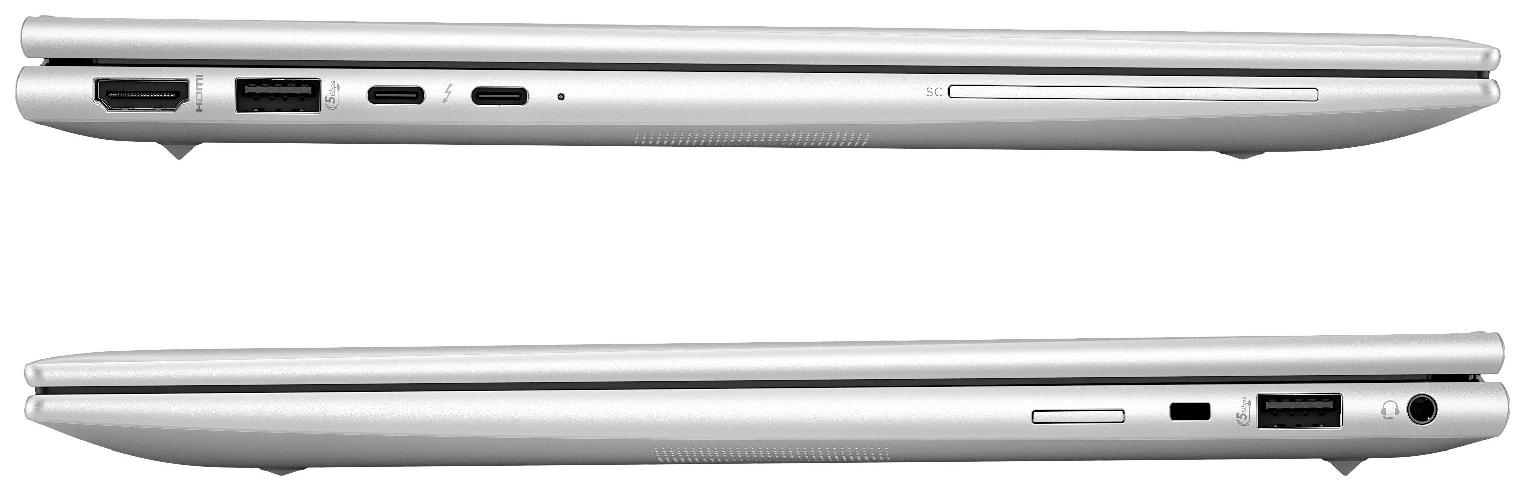 HP Notebook 35.6cm (14 Zoll) Full-HD+ AMD Ryzen 7 8840U 16GB RAM 512GB SSD Deutsch, QWERTZ AMD Radeon 780M Silber 9G0K8ET#ABD