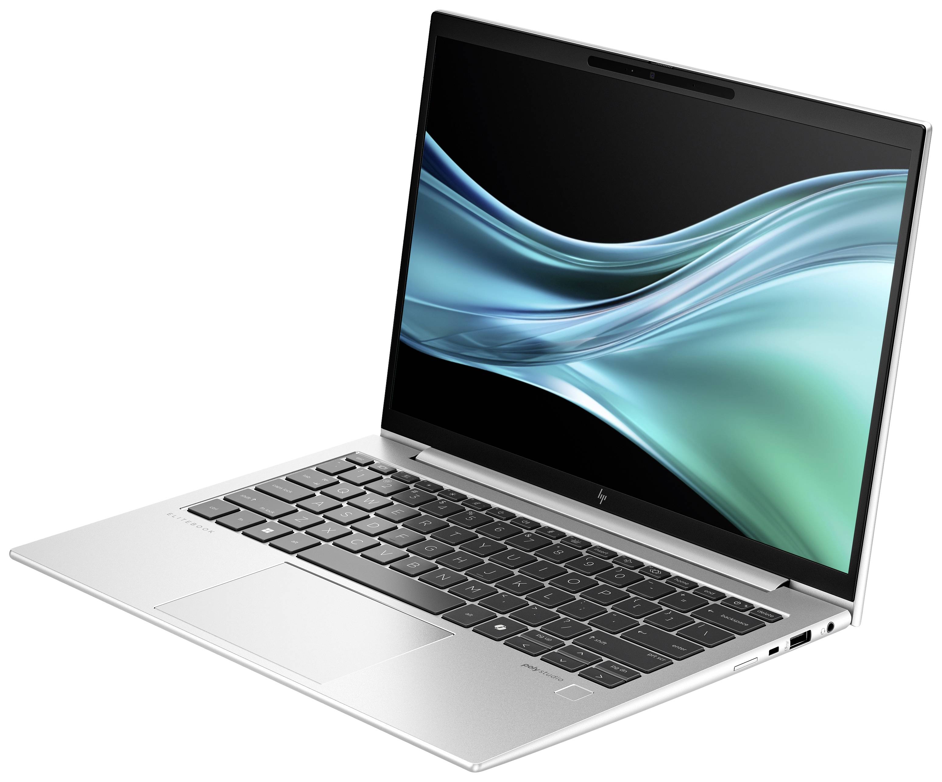 HP Notebook 33.8cm (13.3 Zoll) Full-HD+ Intel® Core™ Ultra 7 155U 16GB RAM 512GB SSD Deutsch, QWERTZ Intel Graphics Silber A26Q7E