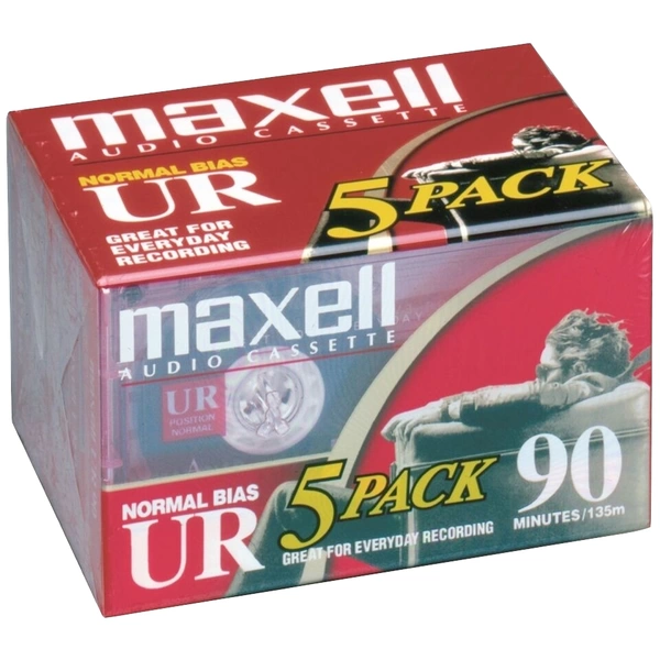 Maxell Audiokassette 90 min 5er Set Maxell Audiokassette 90 min 5er Set