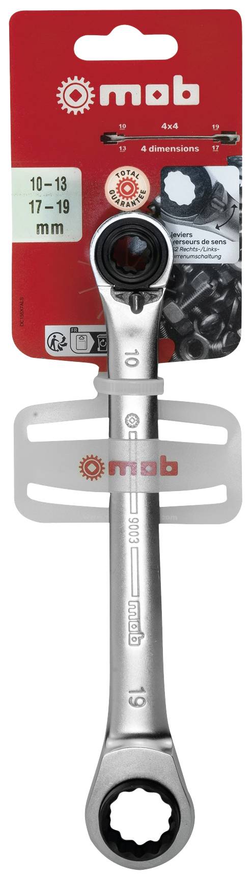 MOB 9003101001 Mini-Bit-Umschalt-Ratschenringschlüssel