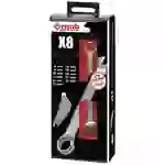 MOB 9000001201 Ring-Maulschlüssel-Satz 6teilig Schlüsselweite (Metrisch) 7 - 19mm MOB 9000001201 Ring-Maulschlüssel-Satz 6teilig Schlüsselweite (Metrisch) 7 - 19mm