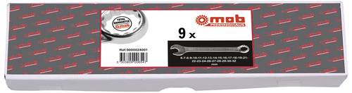 MOB 9000000401 Ring-Maulschlüssel-Satz 8teilig Schlüsselweite (Metrisch) 8 - 19 mm