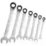 MOB 9002000501 Ring-Ratschenschlüssel-Satz 7teilig Schlüsselweite (Metrisch) 8 - 19mm MOB 9002000501 Ring-Ratschenschlüssel-Satz 7teilig Schlüsselweite (Metrisch) 8 - 19mm