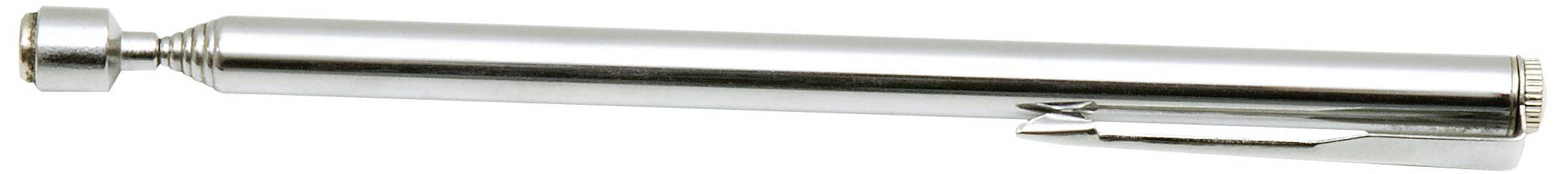 Metallischer Kugelschreiber mit Clip, geeignet für Notizen.