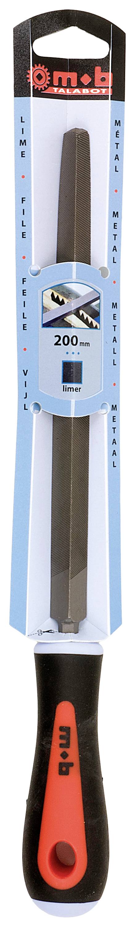 MOB 912206101 Werkstattfeile Dreikant 200mm H1 mit Nertec-Heft auf Karte 1 St.