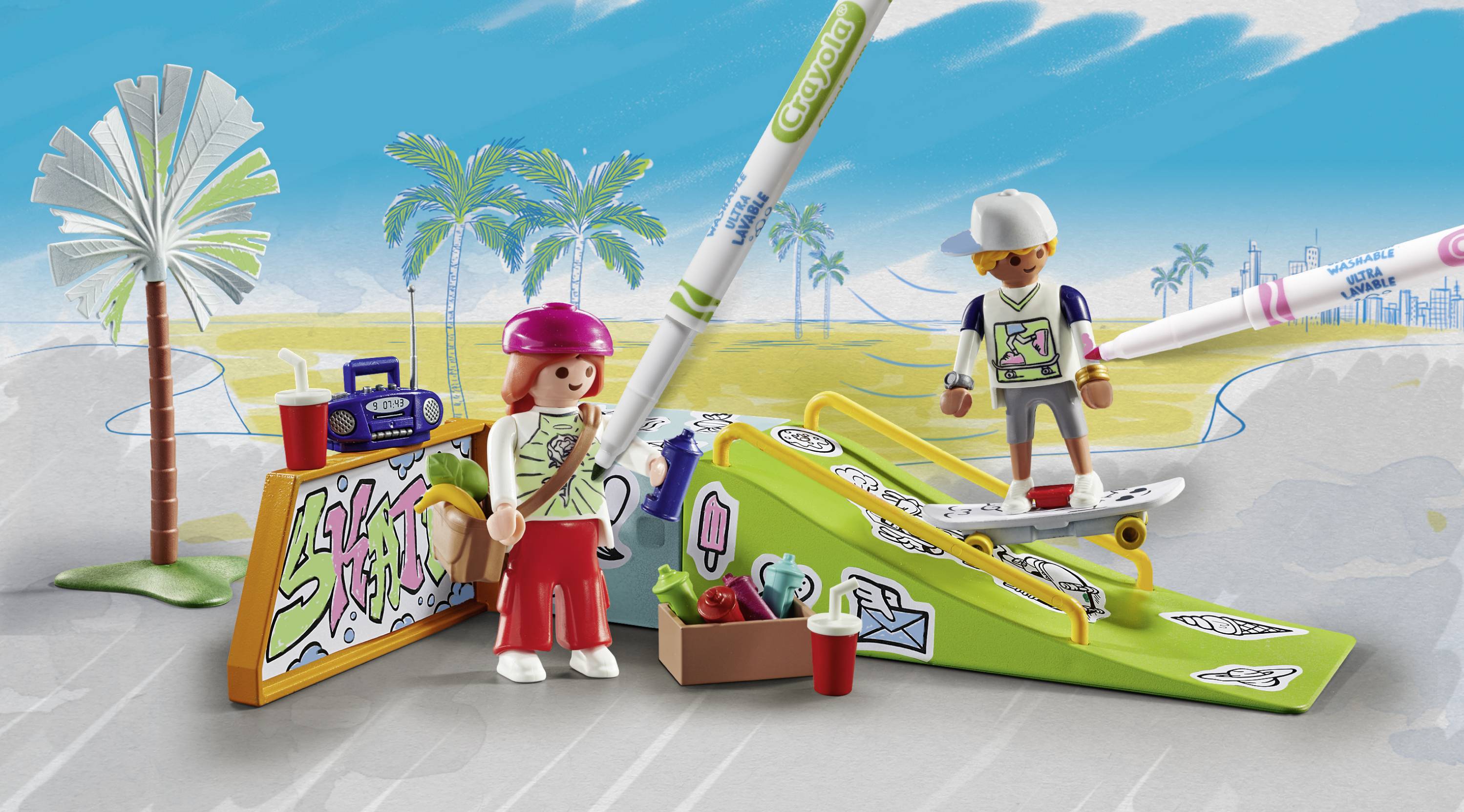 Playmobil® Color Skatepark 71515