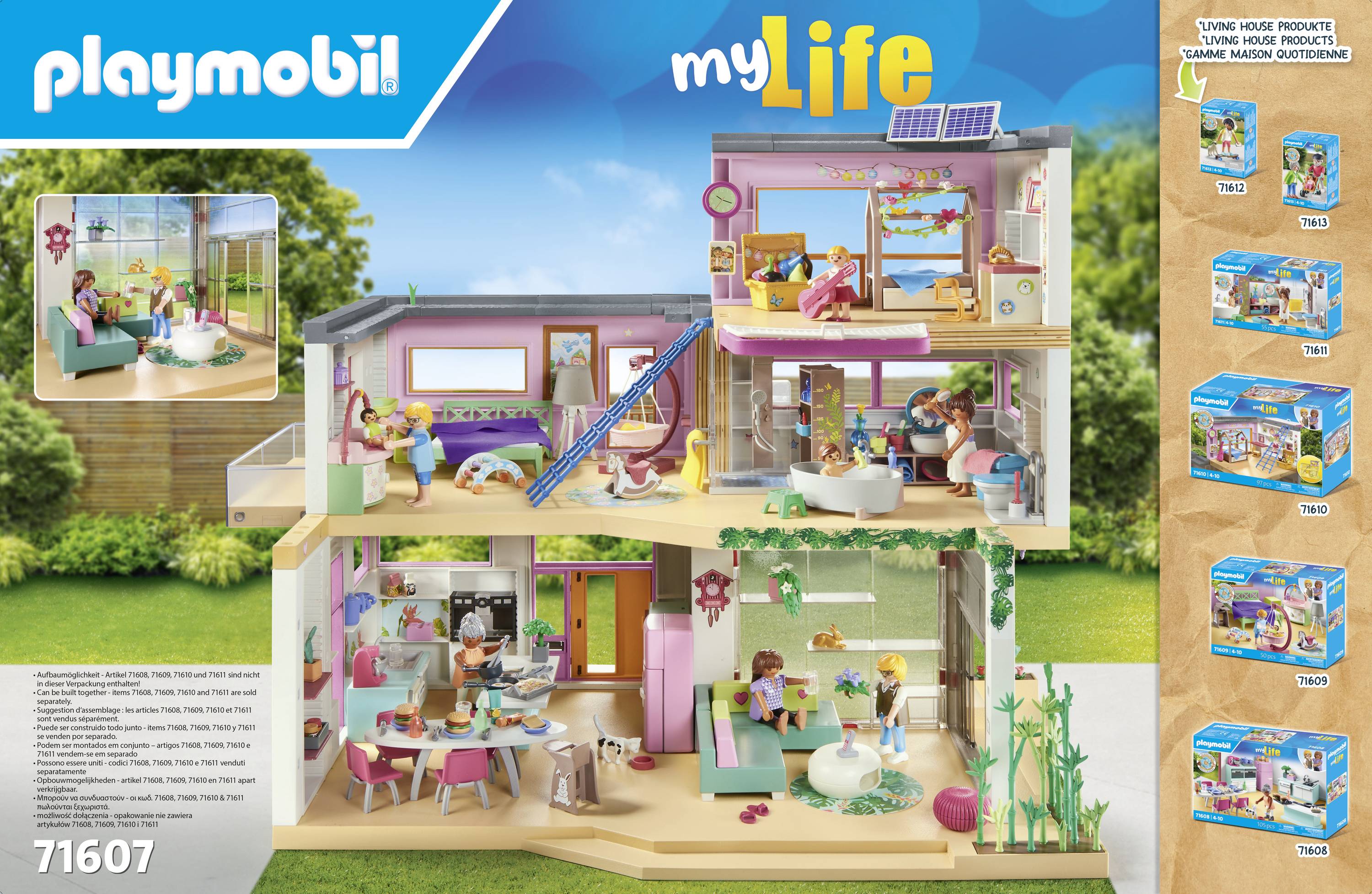 Playmobil® My Life Wohnhaus mit Wintergarten 71607