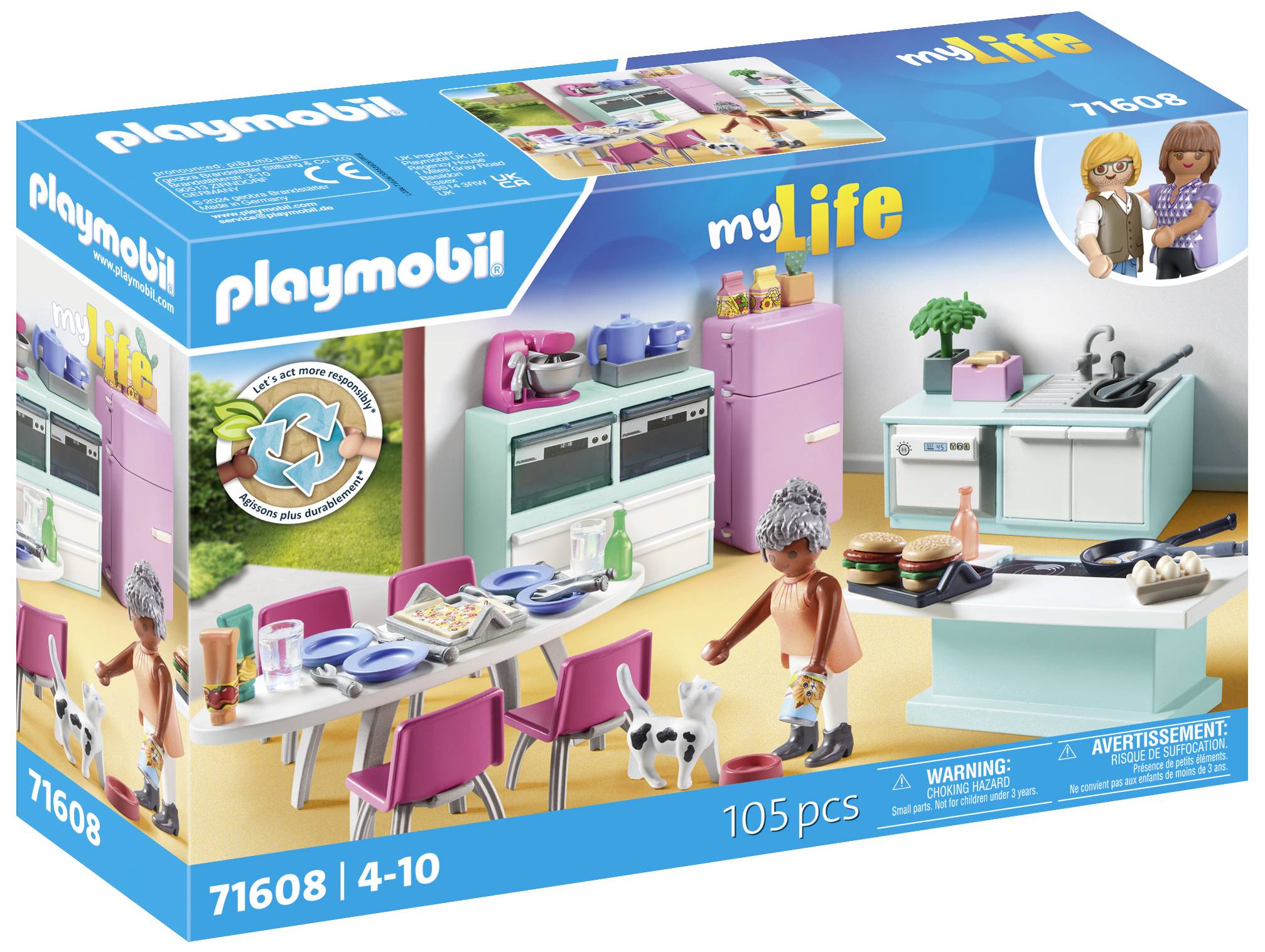 Playmobil® My Life Küche mit Essplatz 71608