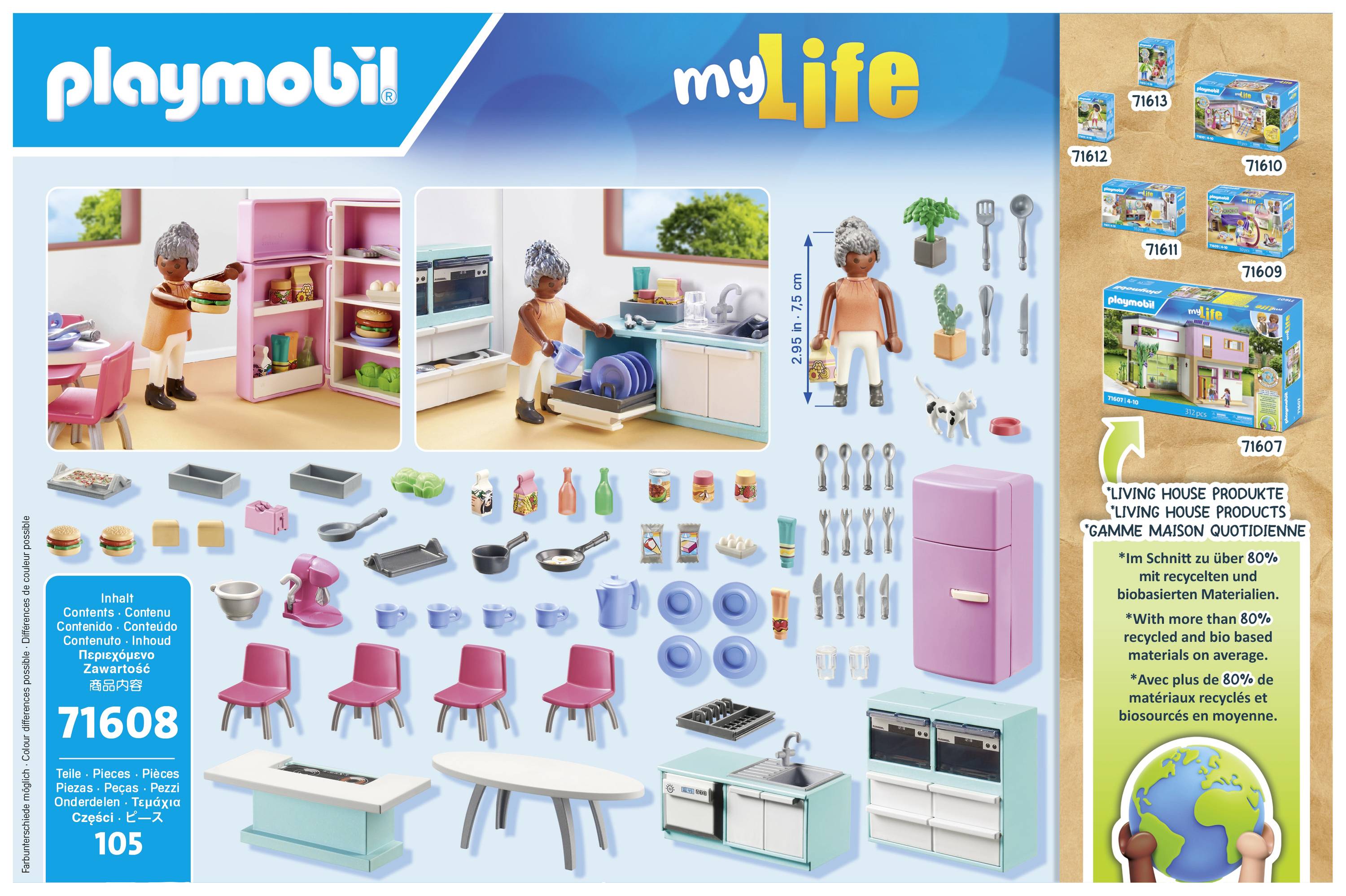 Playmobil® My Life Küche mit Essplatz 71608