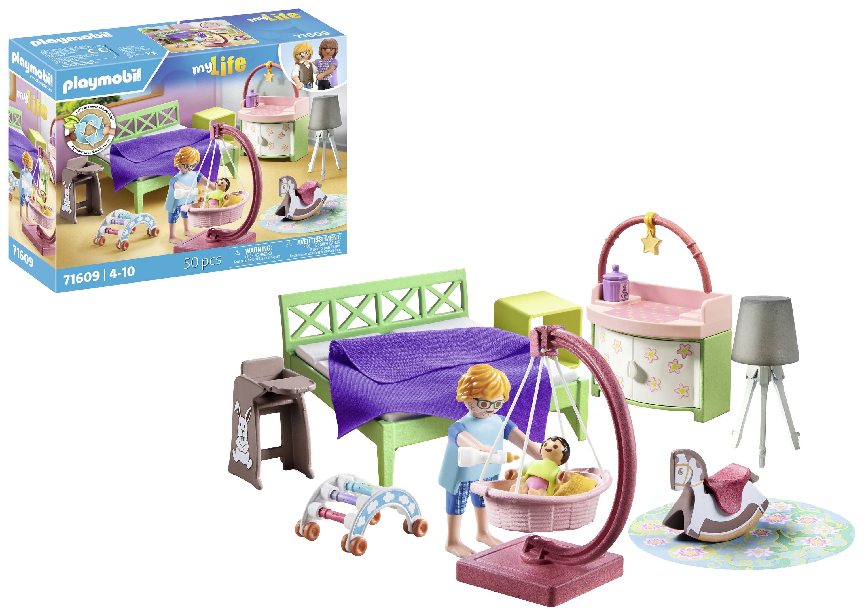 Playmobil® My Life Schlafzimmer mit Babyspielecke 71609