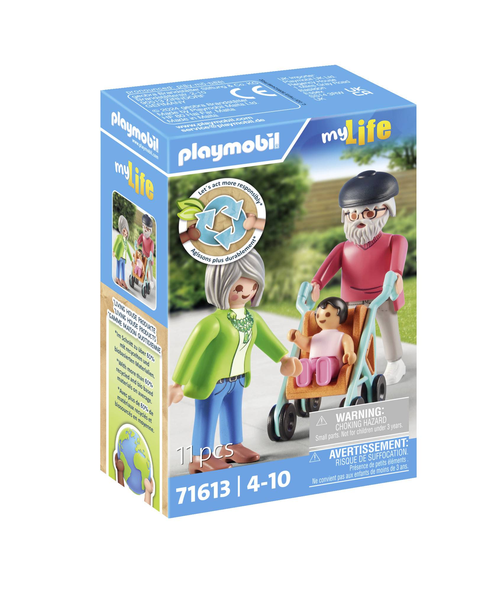 Playmobil® My Life Großeltern mit Baby 71613