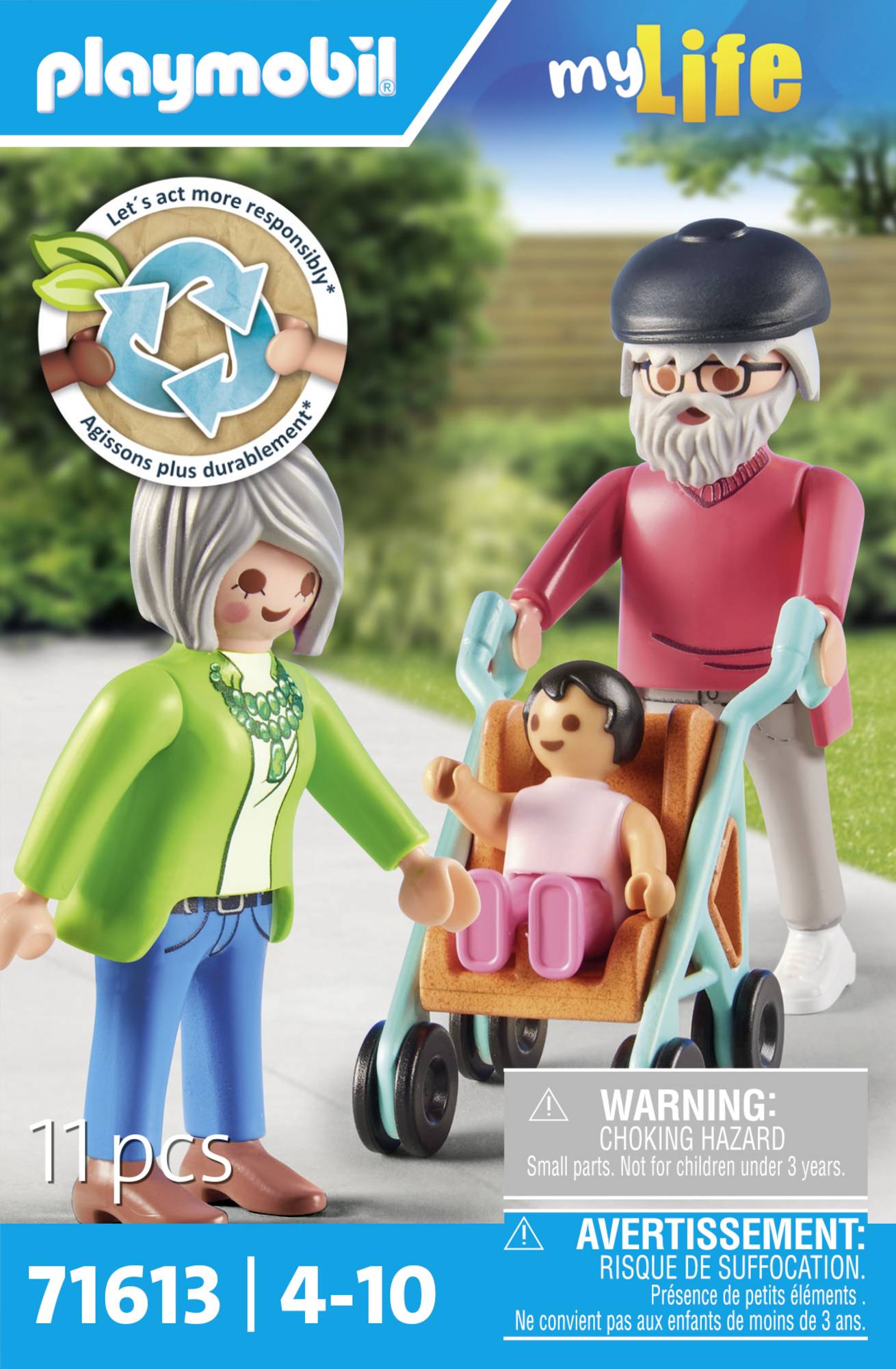 Playmobil® My Life Großeltern mit Baby 71613