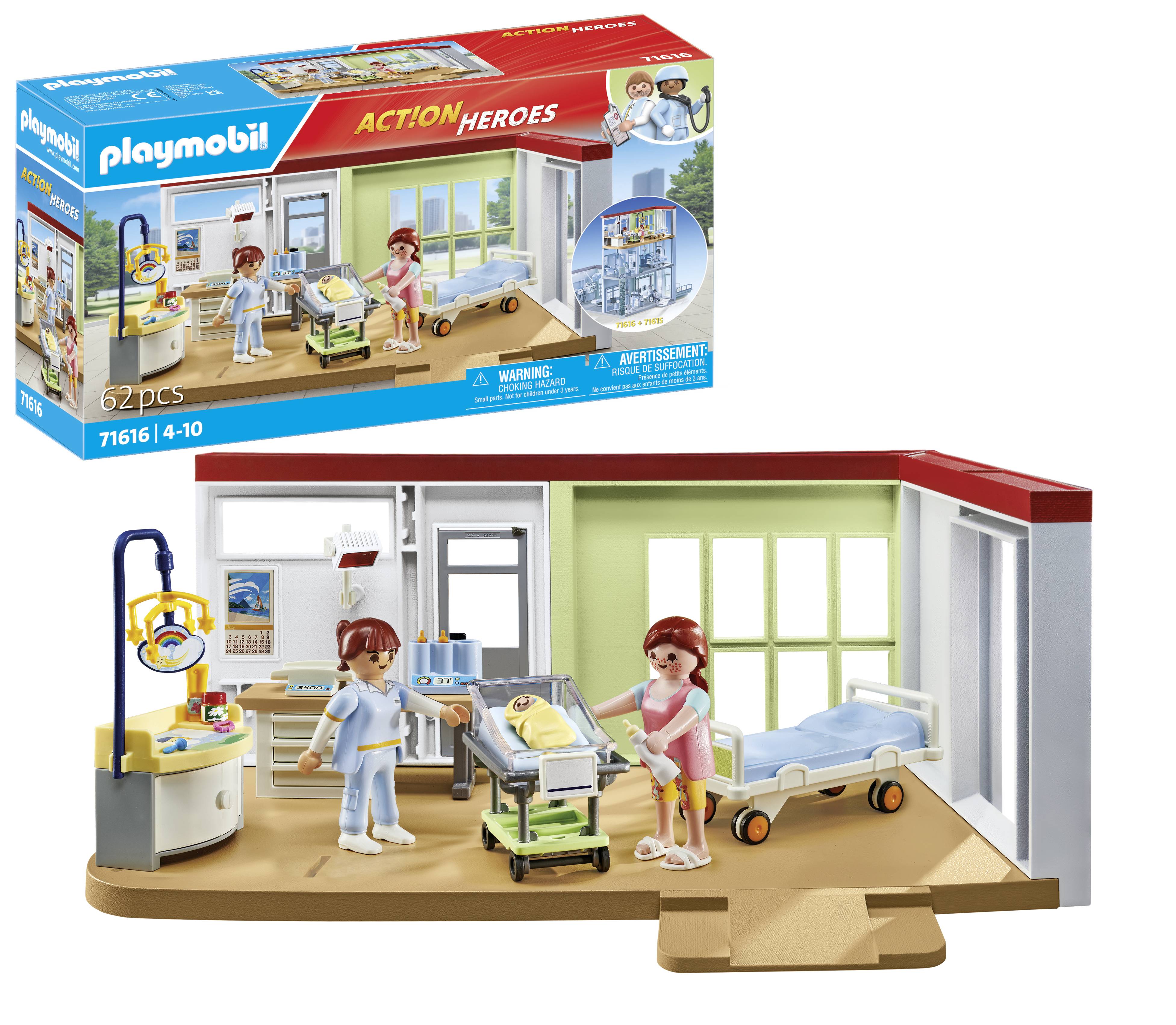 Playmobil® ACT!ON HEROES Entbindungsstation 71616