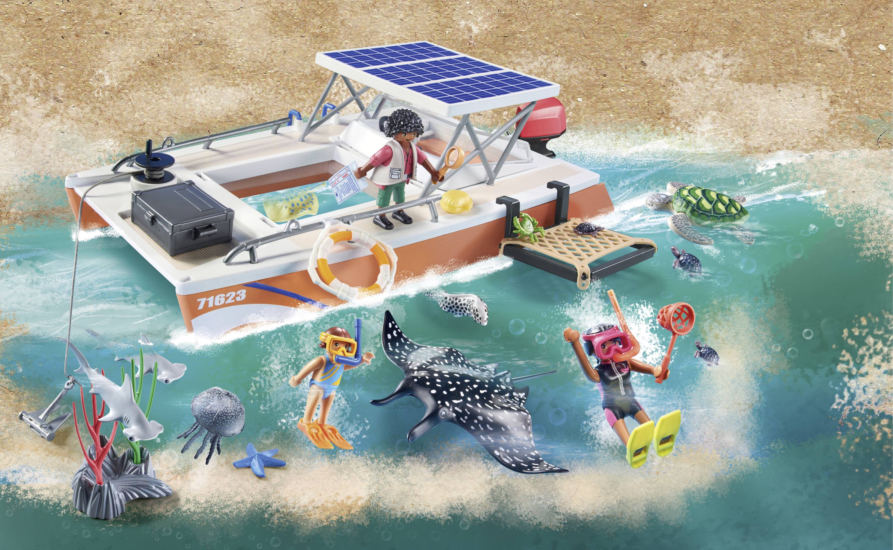 Playmobil® Wiltopia Korallenriff Plattform 71623