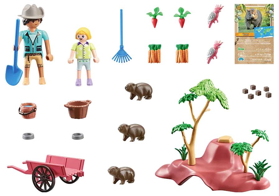 Playmobil® Wiltopia Wombat Unterschlupf 71625