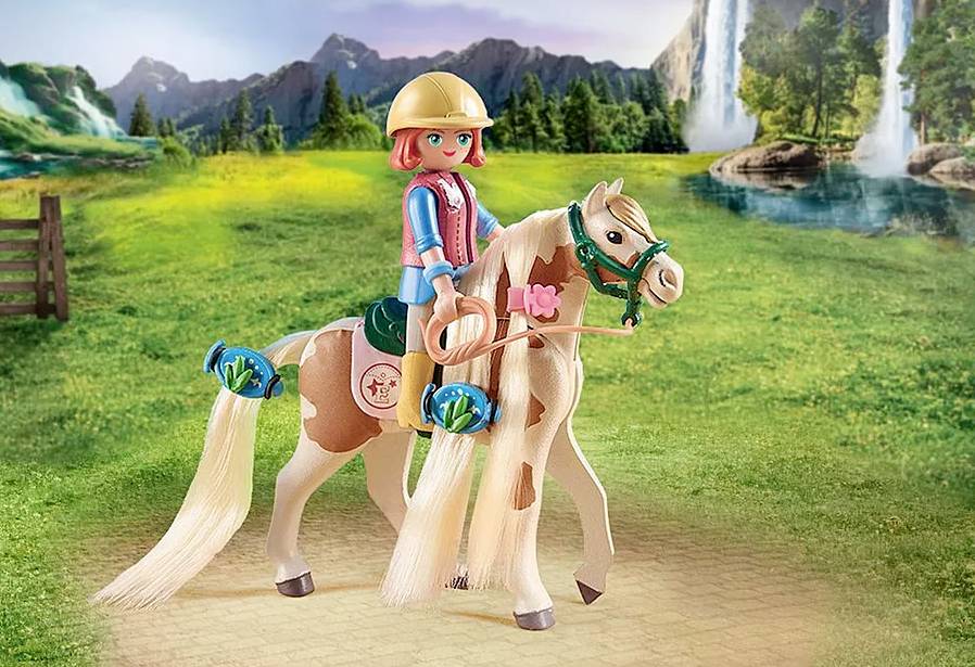 Playmobil® Horses of Waterfall Ellie & Pferd mit Kreppeisen 71639