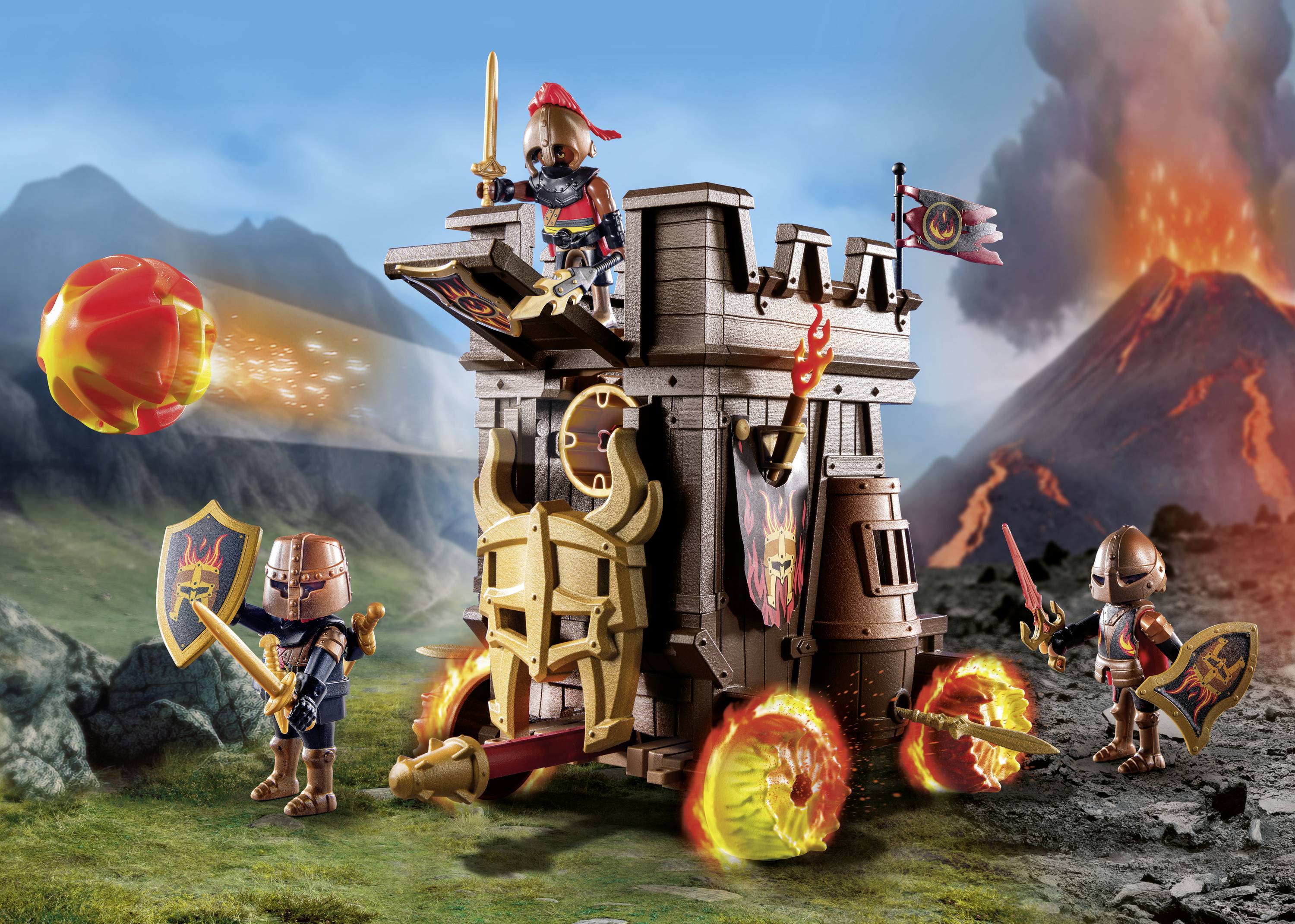 Playmobil® Novelmore Angriffswagen mit Feuerkanone 71643