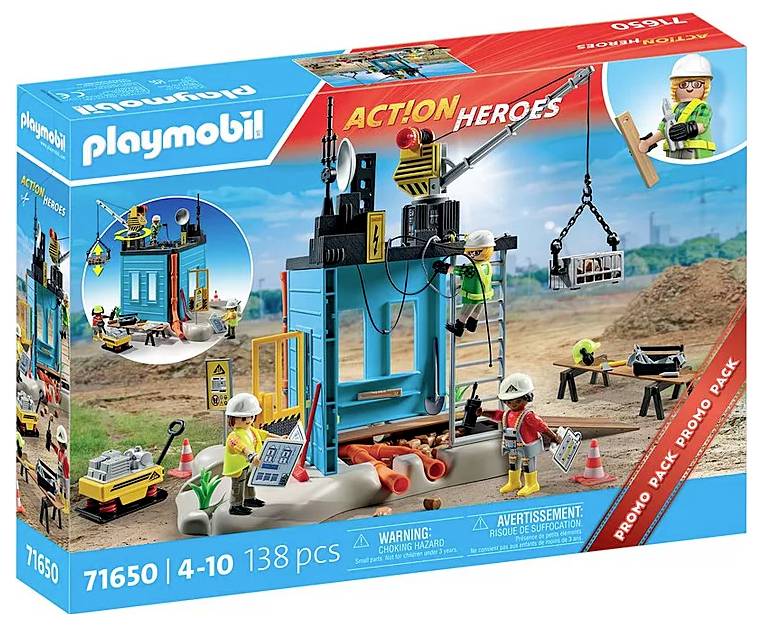Playmobil® ACT!ON HEROES Baustelle 71650