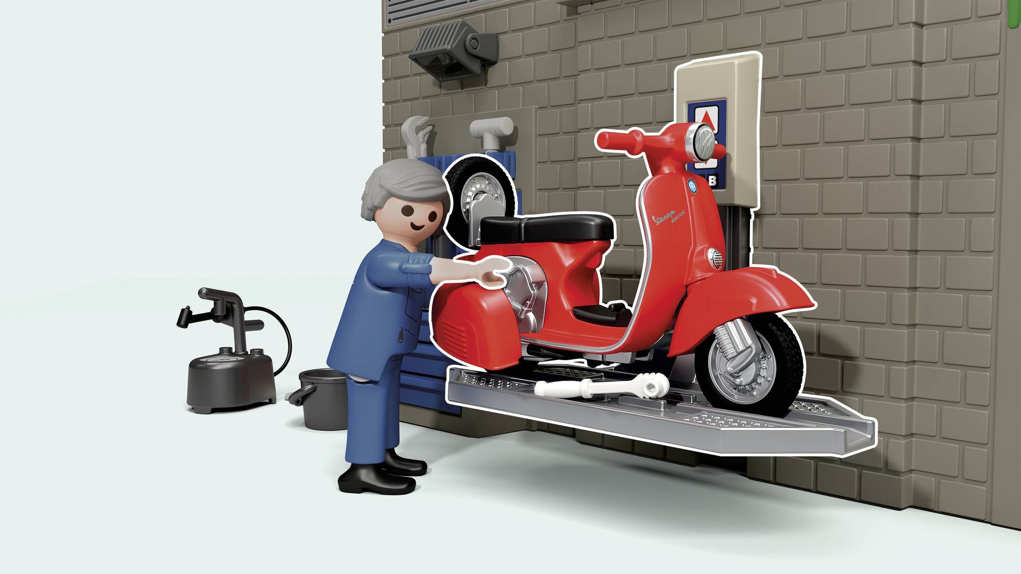 Playmobil® 60er Vespa Werkstatt 71620
