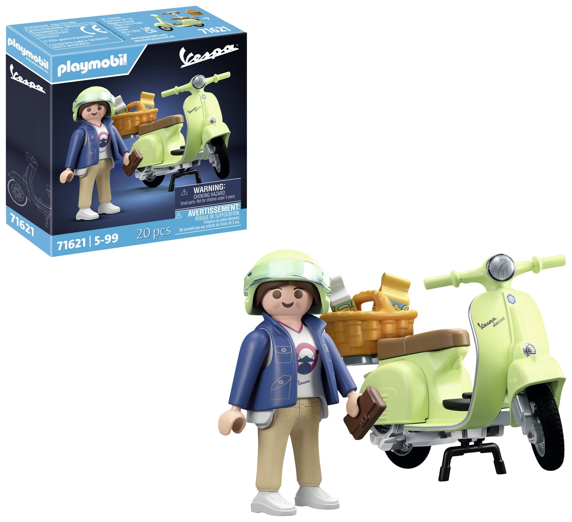 Playmobil® 1969 Vespa 150 Sprint Veloce, Hellgrün 71621