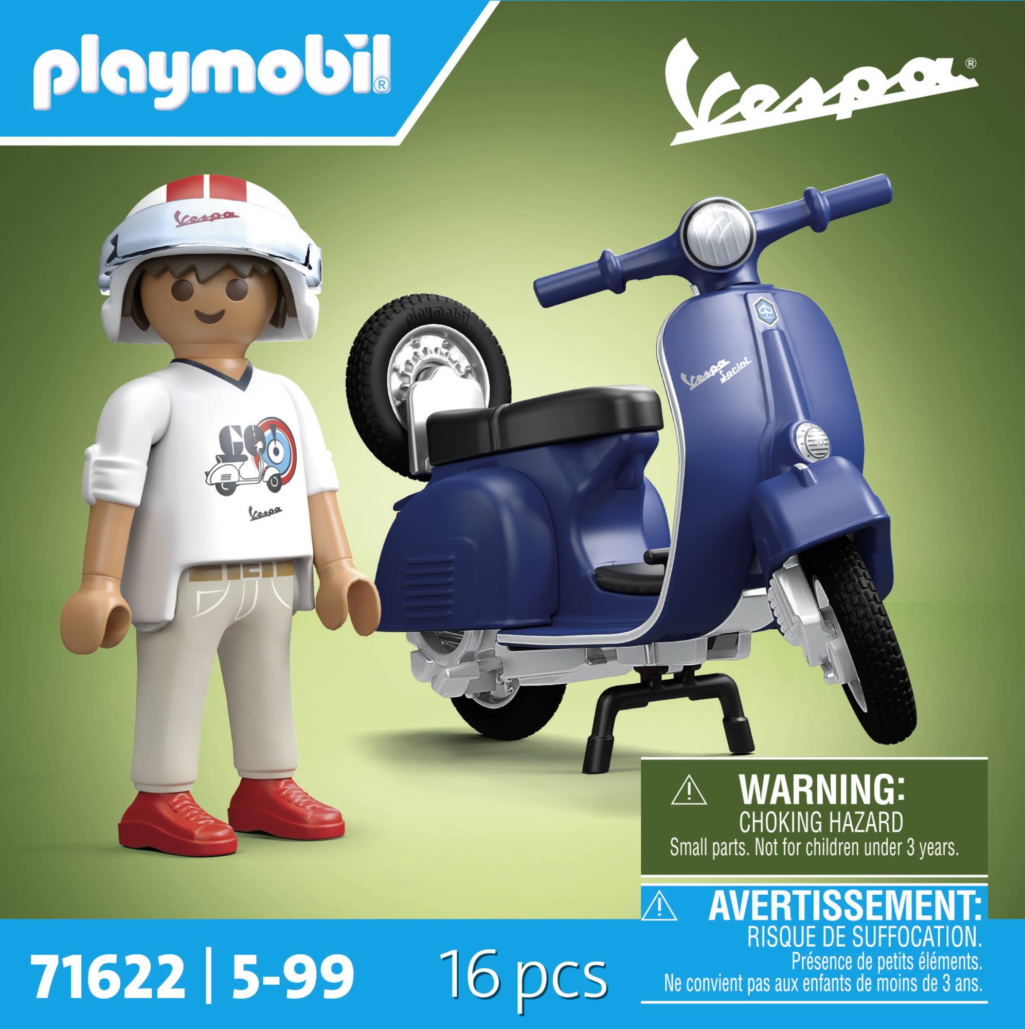 Playmobil® 1969 Vespa 150 Sprint Veloce, Blau 71622