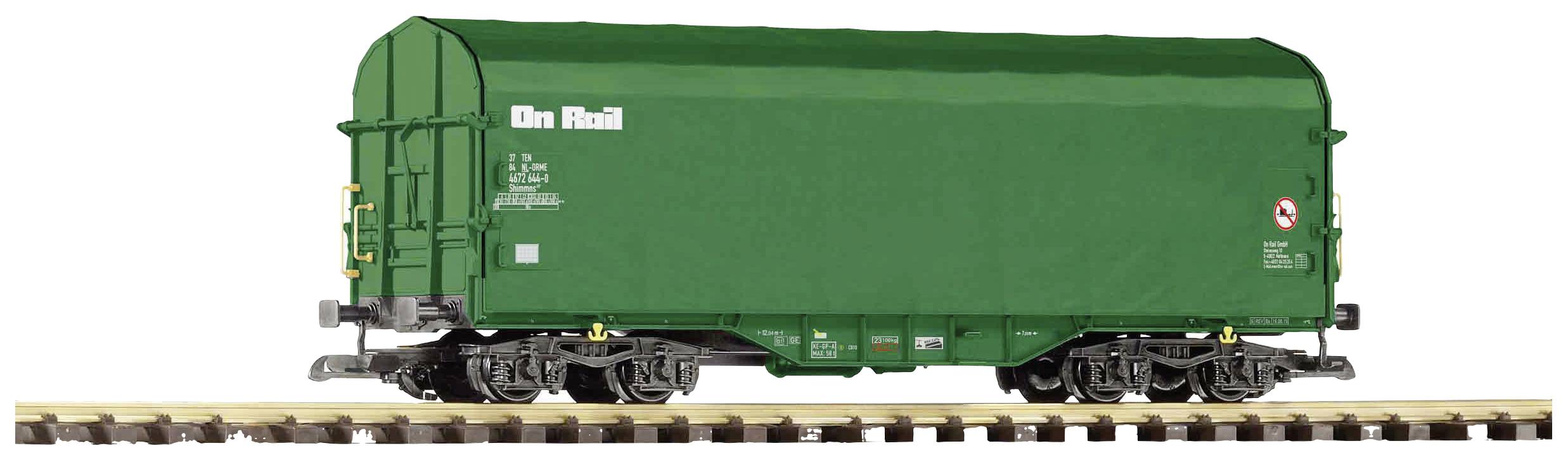 Piko G 37017G Schiebeplanenwagen Shimmns der On Rail