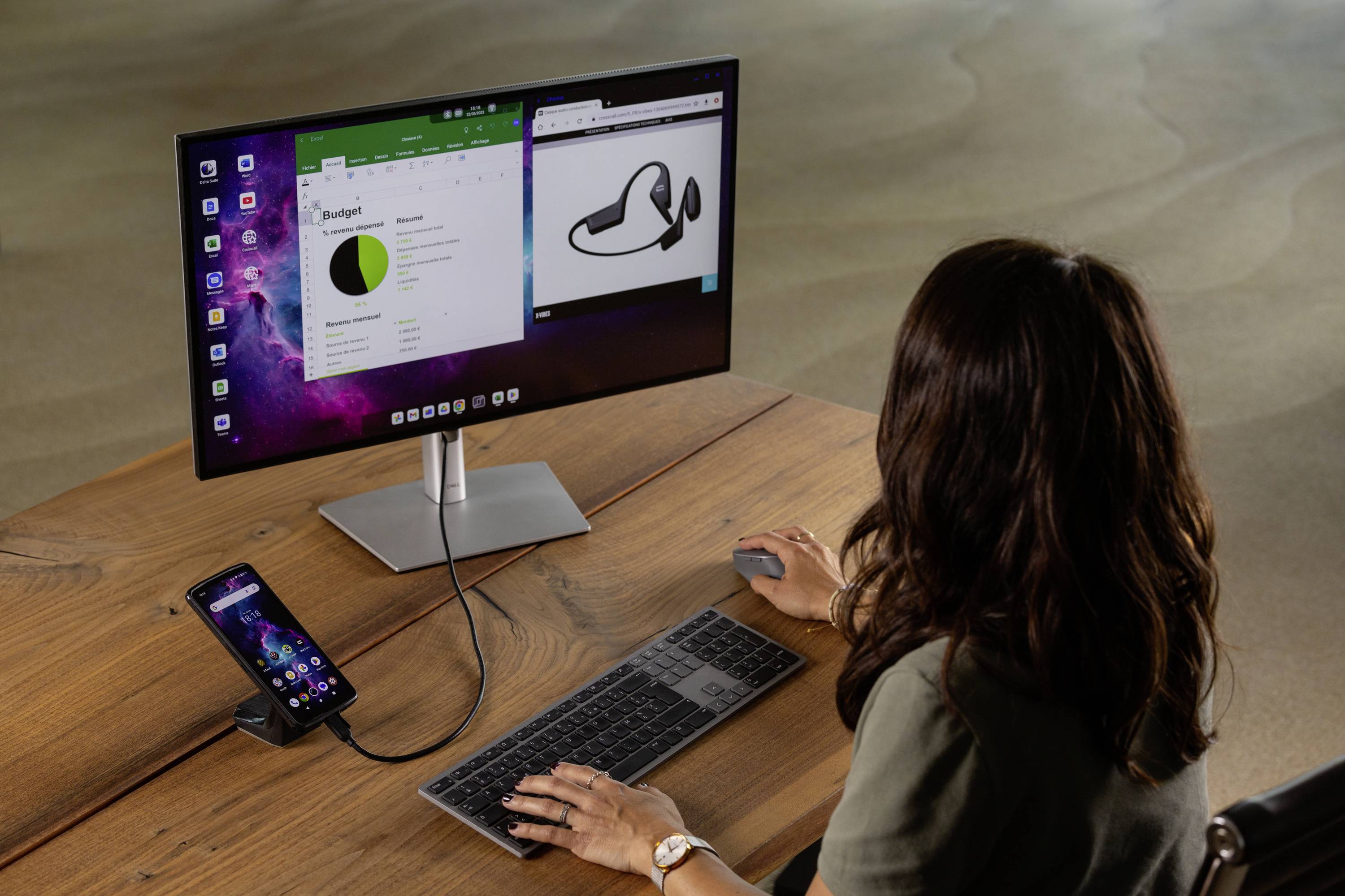 Crosscall Stellar X5 128 GB Schwarz 16.5 cm (6.497 Zoll) Outdoor Smartphone