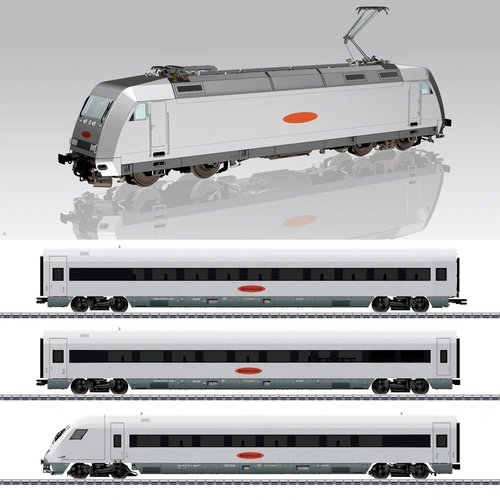 Piko H0 58150 H0 4tlg. Metropolitan Express Train (MET) BR 101 mit Personenwagen und Steuerwagen der DB AG Piko H0 58150 H0 4tlg. Metropolitan Express Train (MET) BR 101 mit Personenwagen und Steuerwagen der DB AG