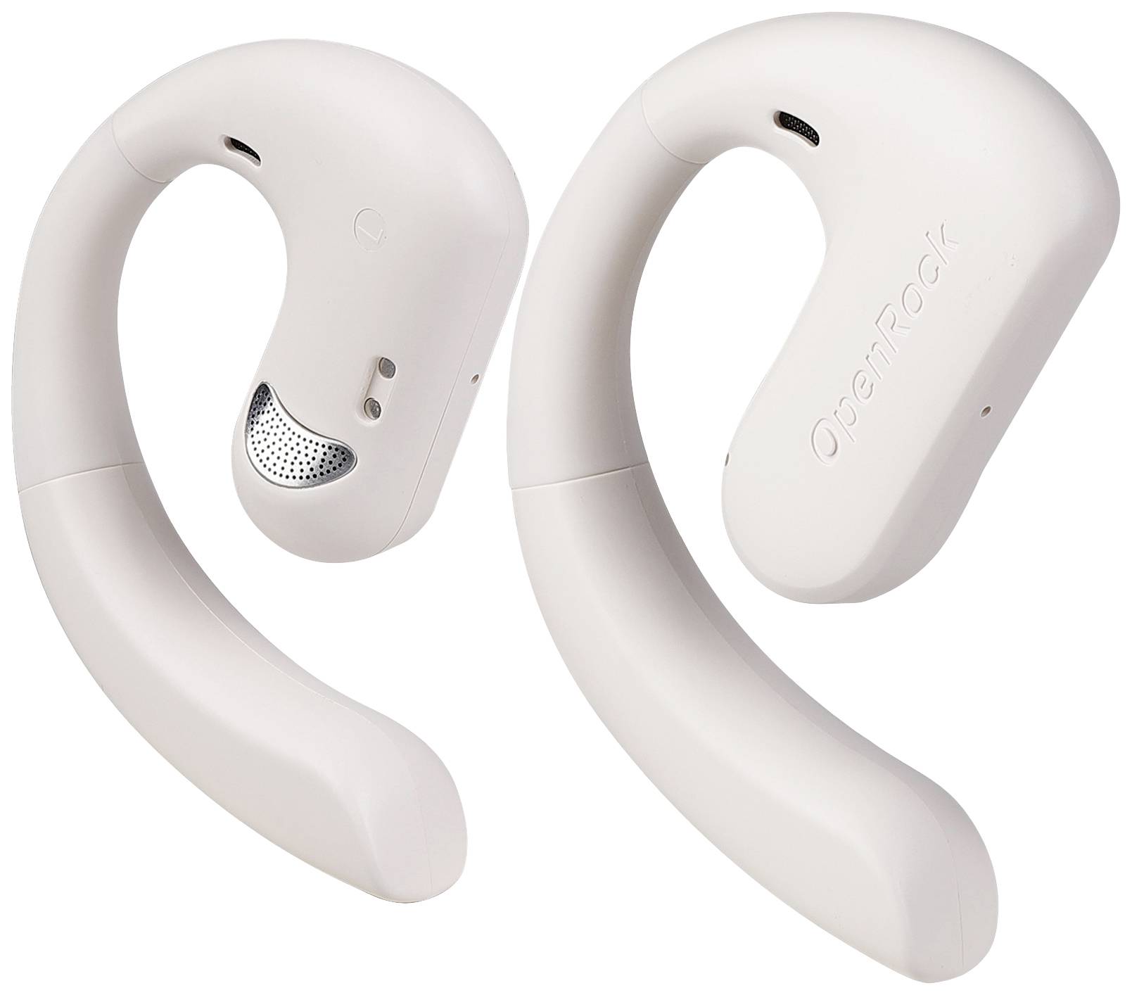 OneOdio OpenRock S Ear Free Headset Bluetooth® Stereo Cream Headset, Ladecase, Ohrbügel, Schweißresistent Sport