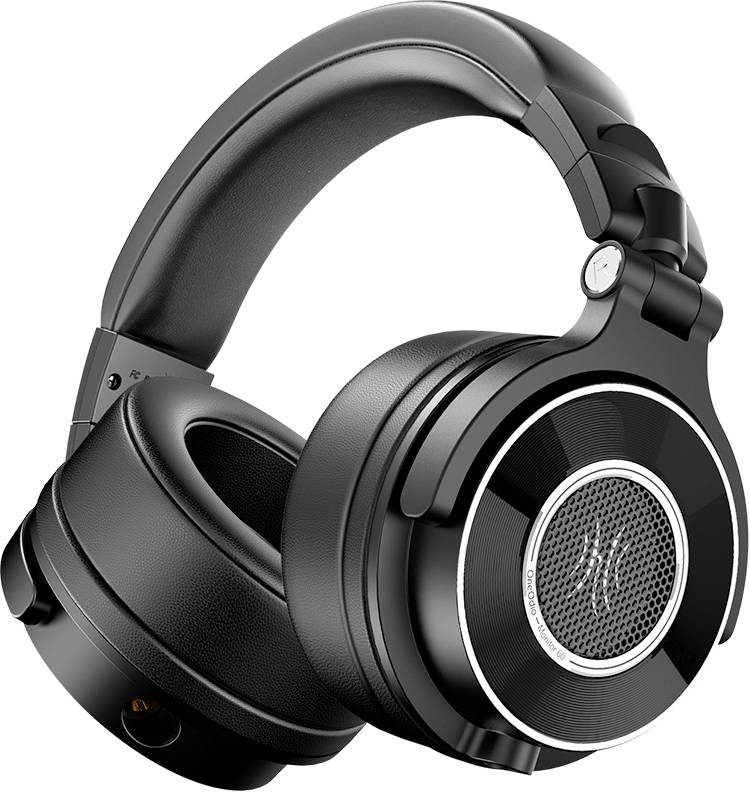 OneOdio Monitor 60 Over Ear Kopfhörer kabelgebunden Stereo Schwarz High-Resolution Audio Faltbar, Schwenkbare Ohrmuscheln Studio