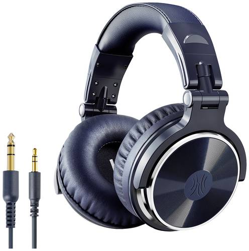 OneOdio Pro-10 Over Ear Kopfhörer kabelgebunden Stereo Blau High-Resolution Audio Faltbar, Schwenkb