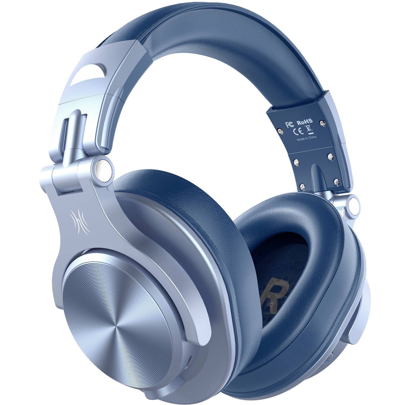 OneOdio Fusion A70 Over Ear Headset Bluetooth® Stereo Blau High-Resolution Audio Headset, Schwenkba