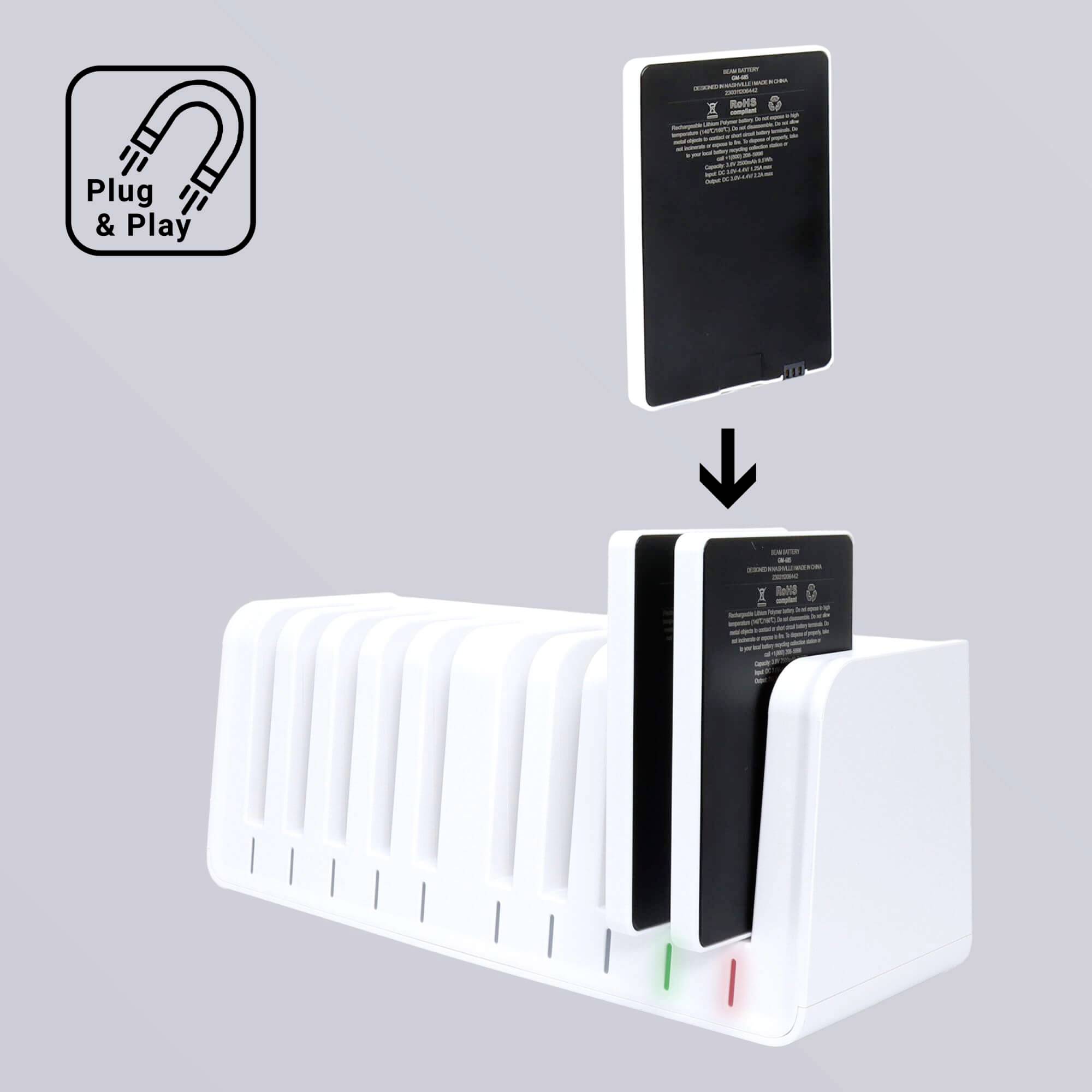 Beam Mobile Healthcare Battery Charger Lade- und Managementsystem Battery Pack