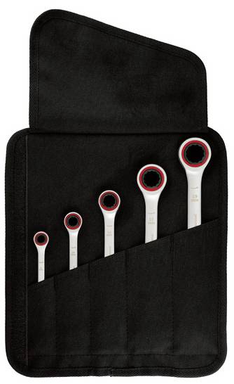 Bosch Professional 1600A02Z3D 1600A02Z3D Ring-Ratschenschlüssel-Satz