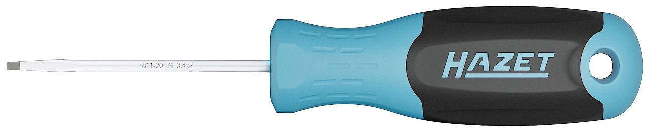 Hazet 811-20 Werkstatt Schlitz-Schraubendreher Klingenbreite: 2 mm Klingenlänge: 63 mm