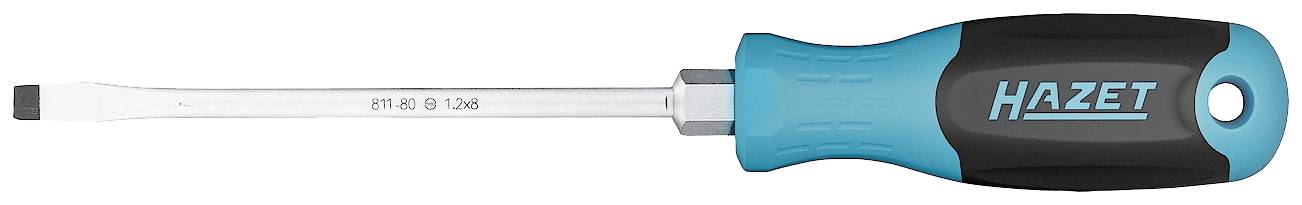 Hazet 811-80 Werkstatt Schlitz-Schraubendreher Klingenbreite: 8mm Klingenlänge: 150mm