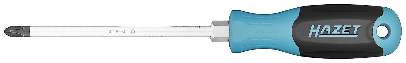 Hazet 811-PH3 Werkstatt Kreuzschlitz-Schraubendreher PH 3 Klingenlänge: 150mm