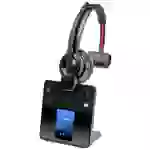 HP Poly Savi 8410 Office On Ear Headset DECT, Bluetooth® Mono Schwarz Noise Cancelling Lautstärkeregelung HP Poly Savi 8410 Office On Ear Headset DECT, Bluetooth® Mono Schwarz Noise Cancelling Lautstärkeregelung