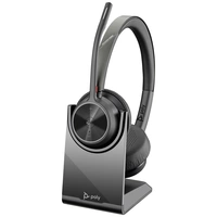 HP Poly Voyager 4320-M +BT700 Dongle On Ear Headset Bluetooth® Stereo Schwarz Noise Cancelling Lautstärkeregelung HP Poly Voyager 4320-M +BT700 Dongle On Ear Headset Bluetooth® Stereo Schwarz Noise Cancelling Lautstärkeregelung