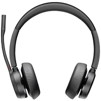 HP Poly Voyager 4320 USB-C Headset +BT700 Dongle On Ear Headset Bluetooth® Stereo Schwarz Noise Cancelling Computer HP Poly Voyager 4320 USB-C Headset +BT700 Dongle On Ear Headset Bluetooth® Stereo Schwarz Noise Cancelling Computer