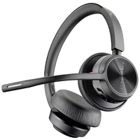 HP Poly Voyager 4320 USB-C Headset +BT700 Dongle On Ear Headset Bluetooth® Stereo Schwarz Noise Cancelling Computer HP Poly Voyager 4320 USB-C Headset +BT700 Dongle On Ear Headset Bluetooth® Stereo Schwarz Noise Cancelling Computer