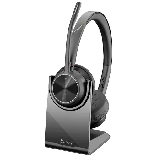 HP Poly Voyager 4320 USB-C Headset +BT700 Dongle On Ear Headset Bluetooth® Stereo Schwarz Noise Cancelling Computer HP Poly Voyager 4320 USB-C Headset +BT700 Dongle On Ear Headset Bluetooth® Stereo Schwarz Noise Cancelling Computer