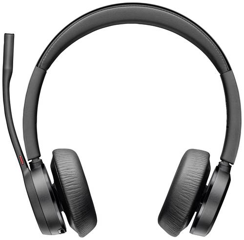HP Poly Voyager 4320 USB-A Headset +BT700 Dongle On Ear Headset Bluetooth® Stereo Schwarz Lautstärk