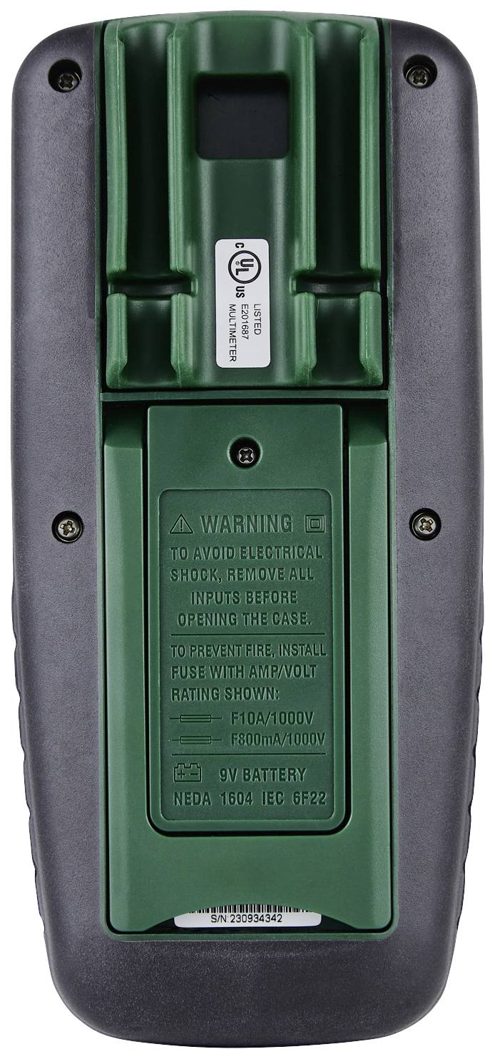 Extech EX520A Hand-Multimeter digital CAT IV 600V Anzeige (Counts): 6000