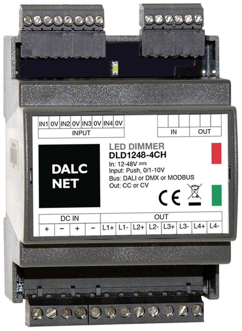 Dalcnet DLD1248-4CC-DMX Dimmer 4-Kanal